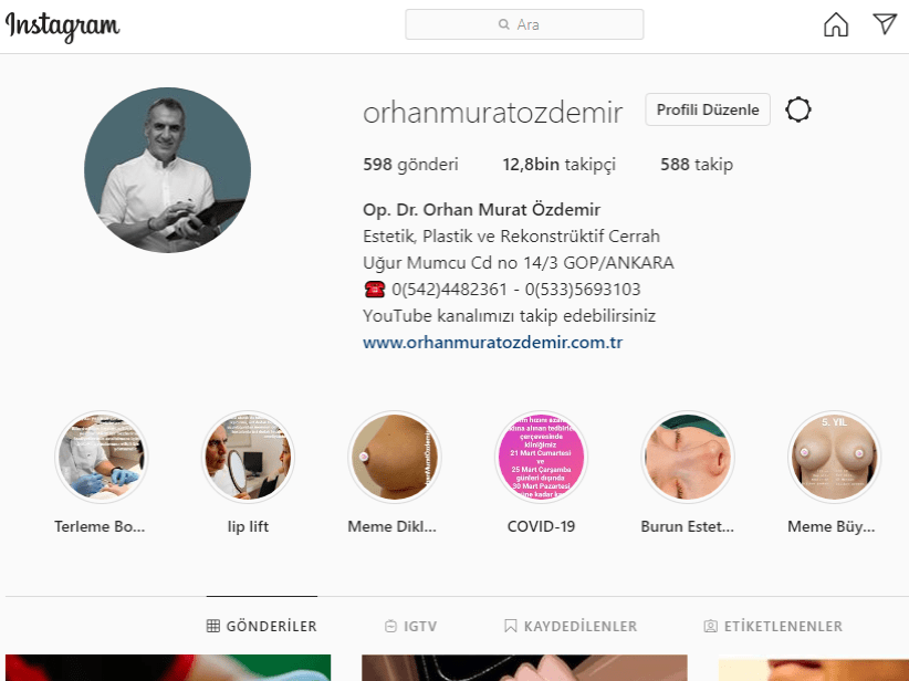 op. dr. orhan murat özdemir instagram